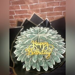 Custom money bouquets